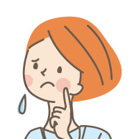 困り顔
