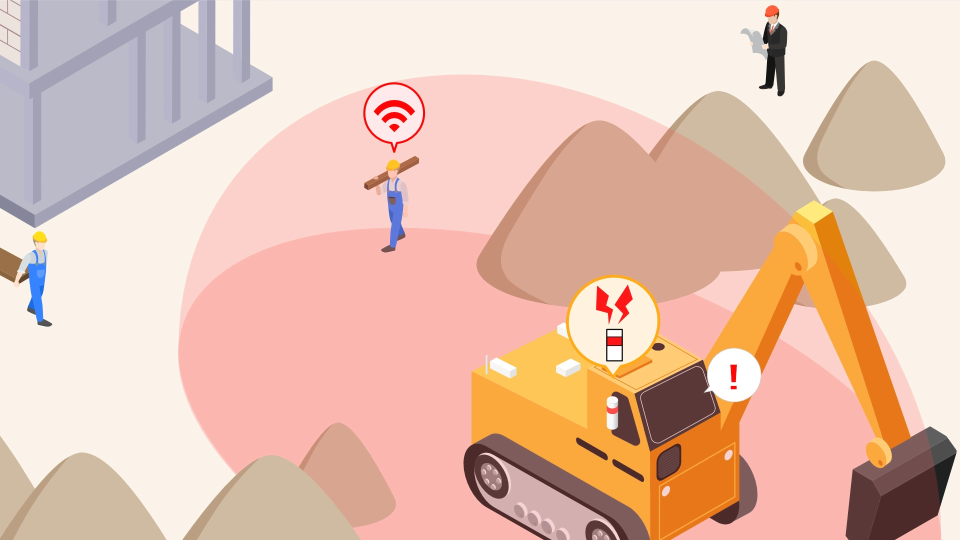 RFID接近検知システム「ヒヤリハンター高耐久」運用イメージ