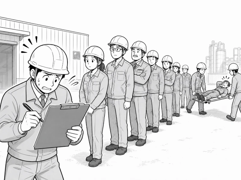 紙の名簿による点呼に時間がかかる