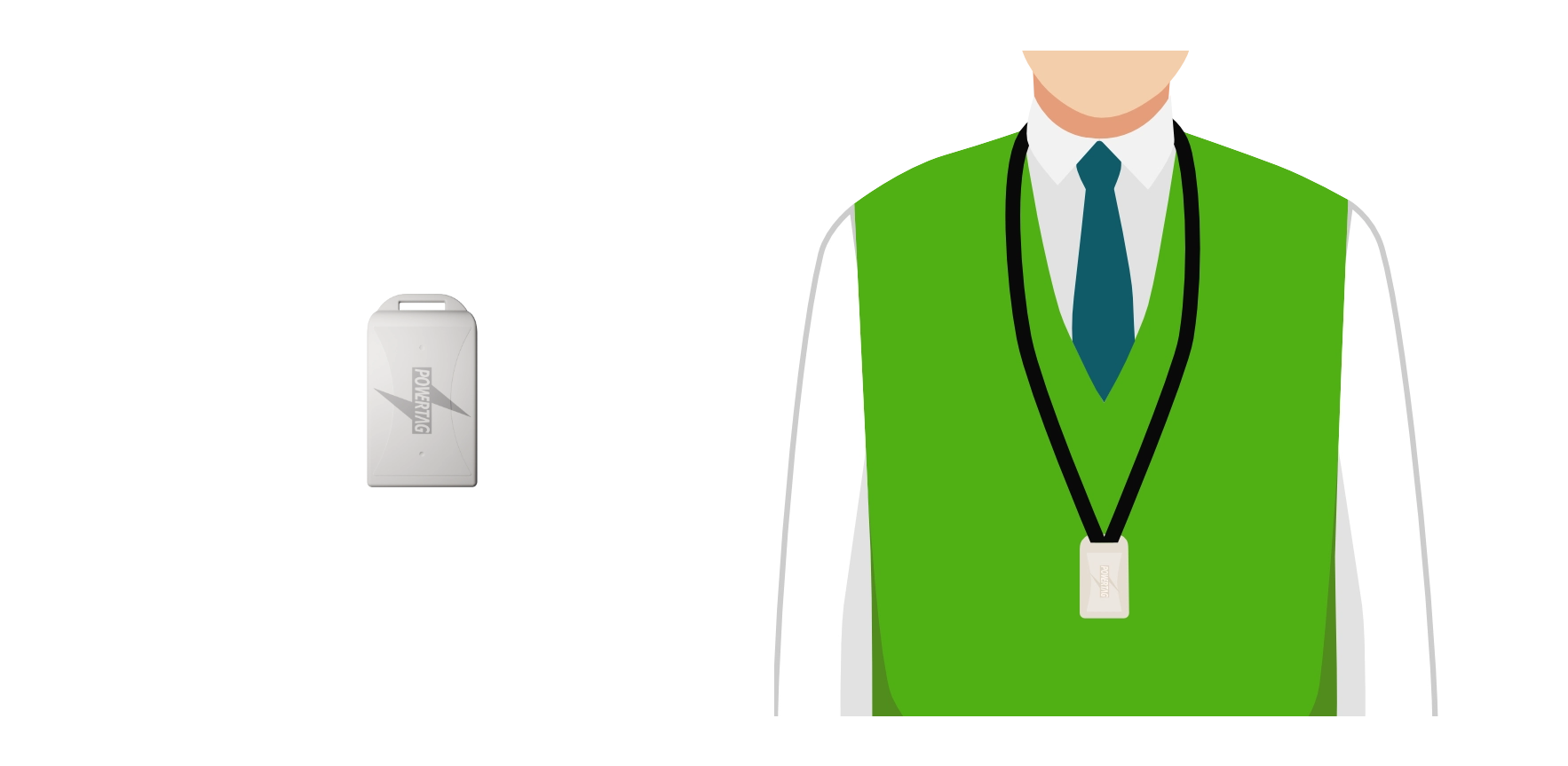 小型タイプのRFIDタグTag21