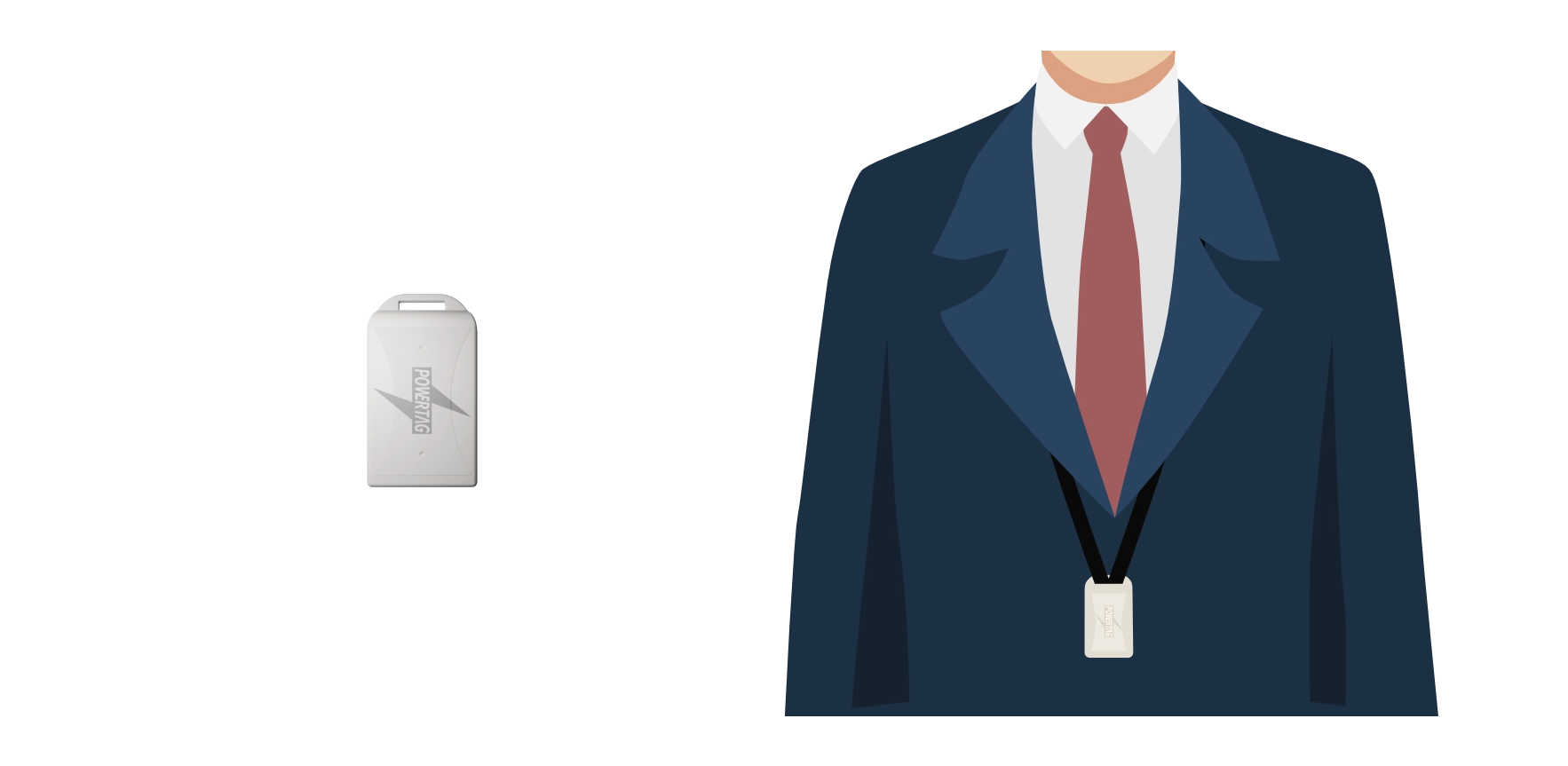 小型タイプのRFIDタグTag21